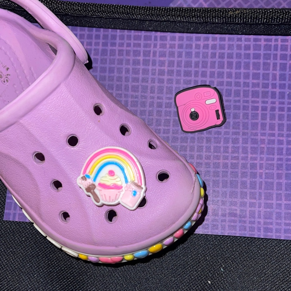 JIBBITZ. 2 Girly Croc Charms. Croc not included.